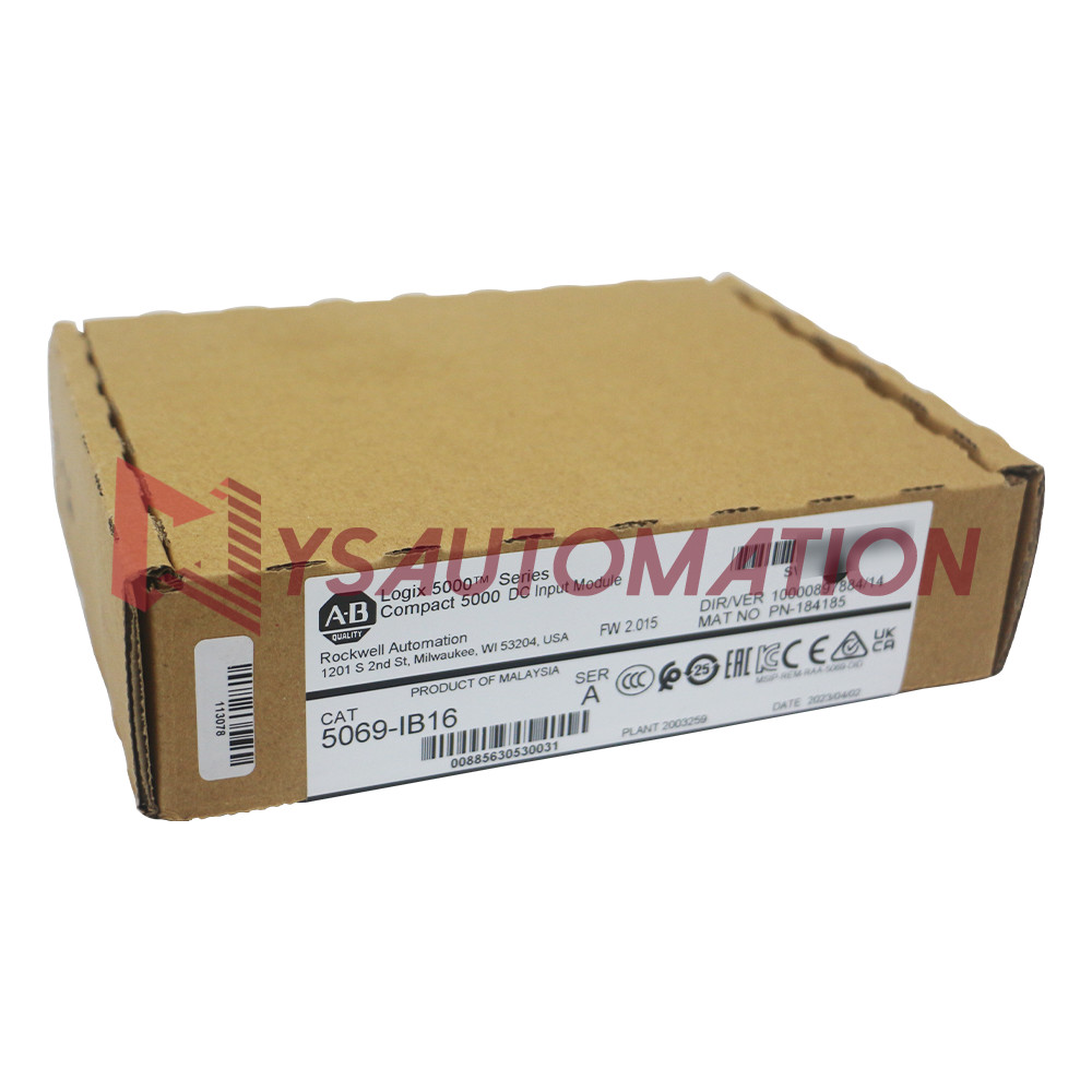 New Allen Bradley 5069-IB16 Compact 5000 DC Input Module