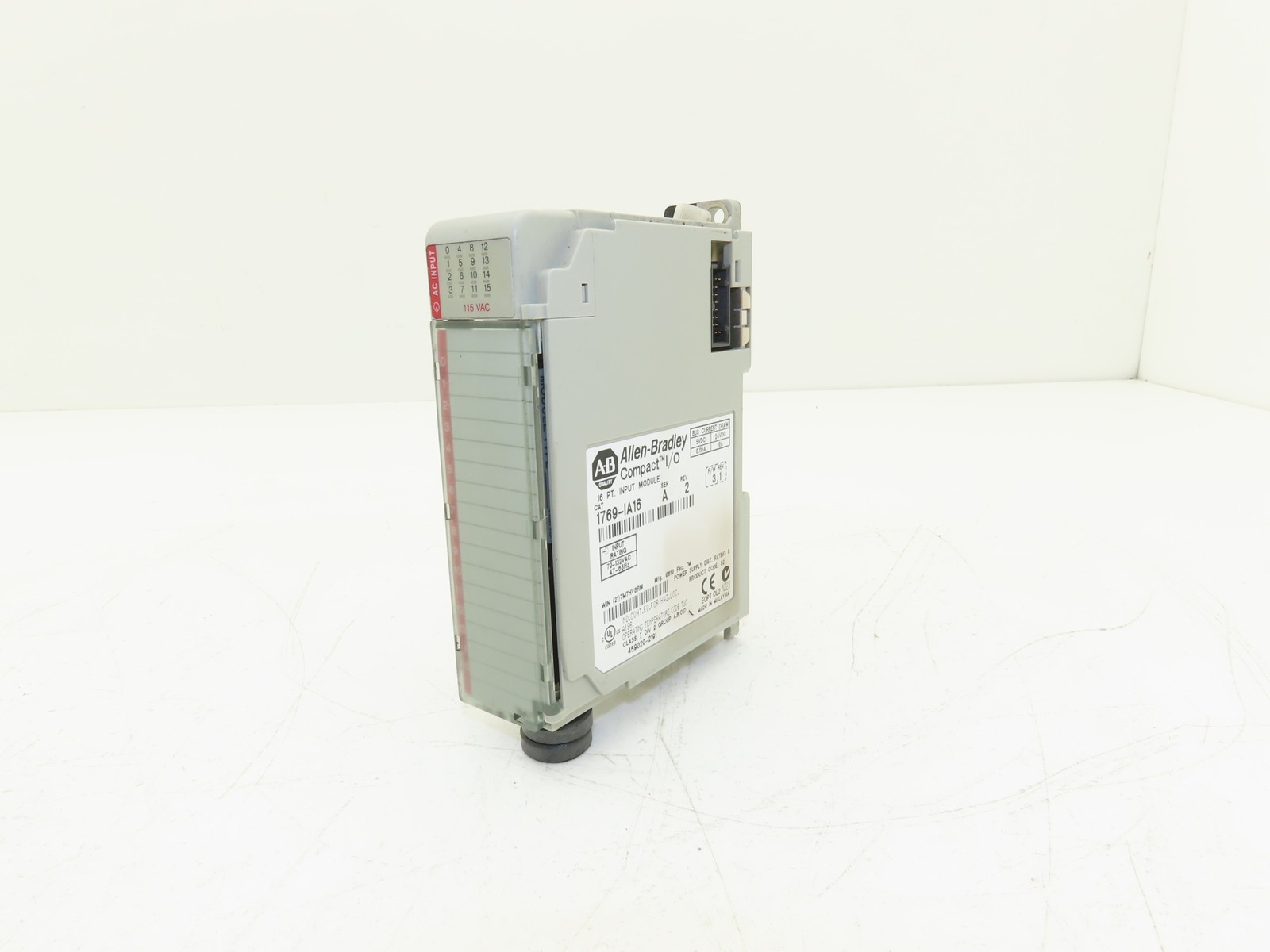 Allen Bradley 1769-IA16 Compact Logix I/O Input Module 16Pt 115VAC Ser A REV 2