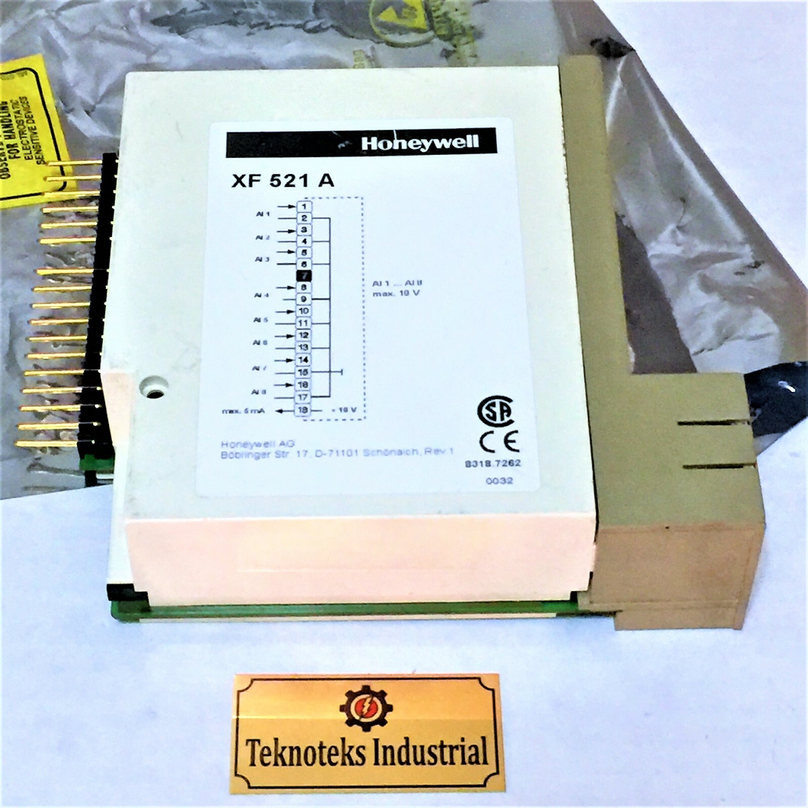 HONEYWELL XF521A ANALOG INPUT MODULE (NEW)