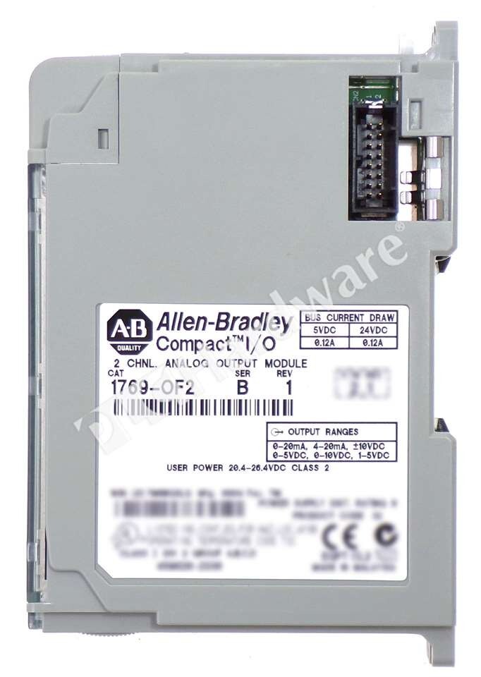Surplus Allen Bradley 1769-OF2 Ser B CompactLogix 2-Channel Analog Output Module
