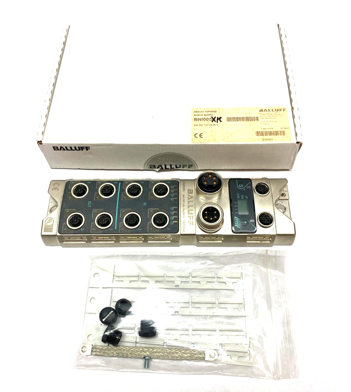 Balluff BNI005K ProfiNet Active Splitter Network Block BNI PNT-305-105-Z015