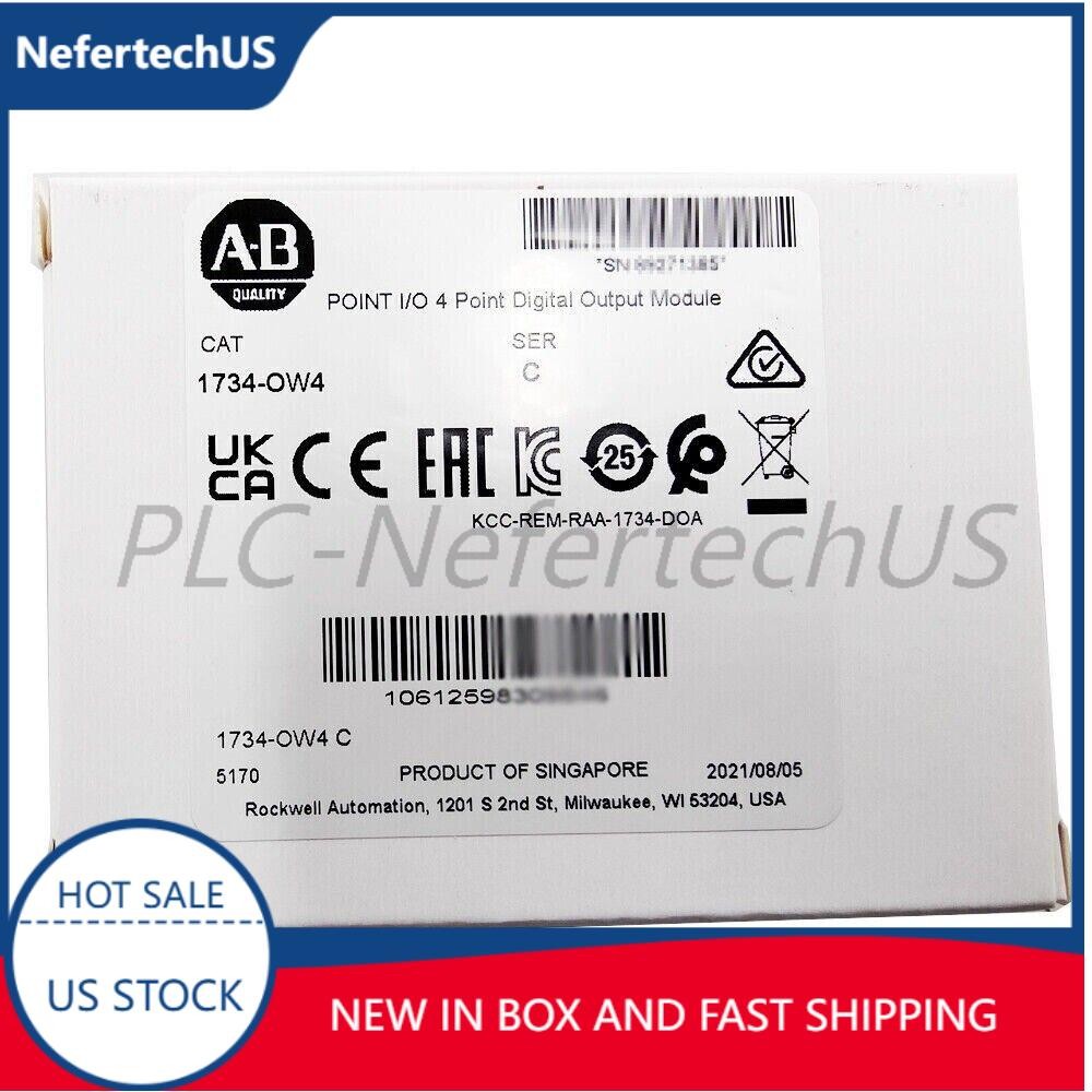 New AB 1734-OW4 POINT I/O 4 Point Digital Output Module 1734OW4 US Free Tax