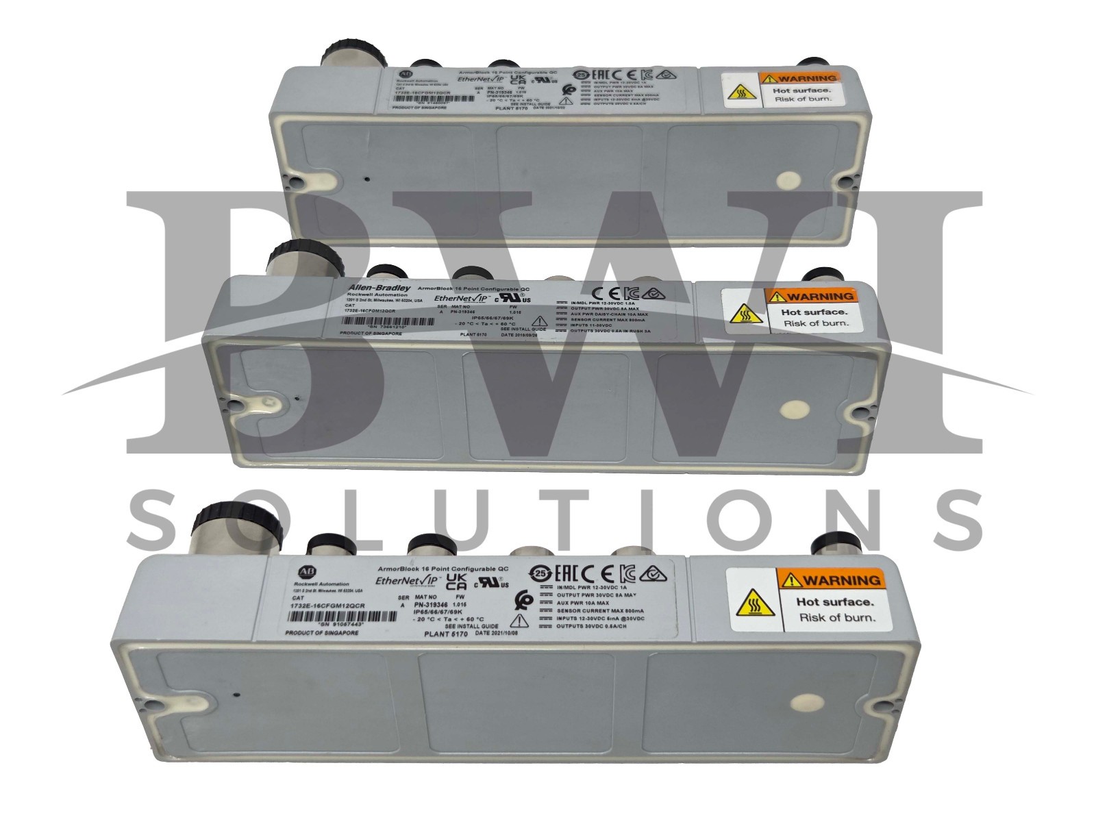 NEW Allen Bradley 1732E-16CFGM12QCR /A ArmorBlock 16PT Configurable QC Lot of 3