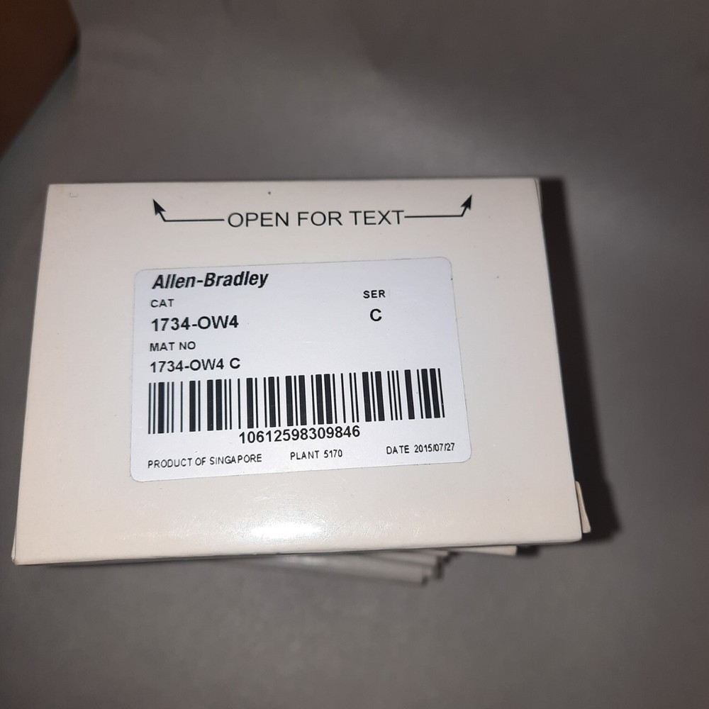 AB 1734-OW4 C POINT I/O 4 Point Digital Output Module 1734OW4 PLC New Sealed