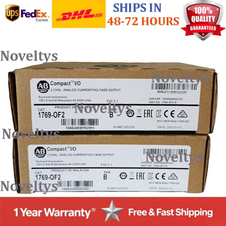 New Allen Bradley AB 1769-OF2 Compact I/O Output Module 1769OF2 US Free Tax