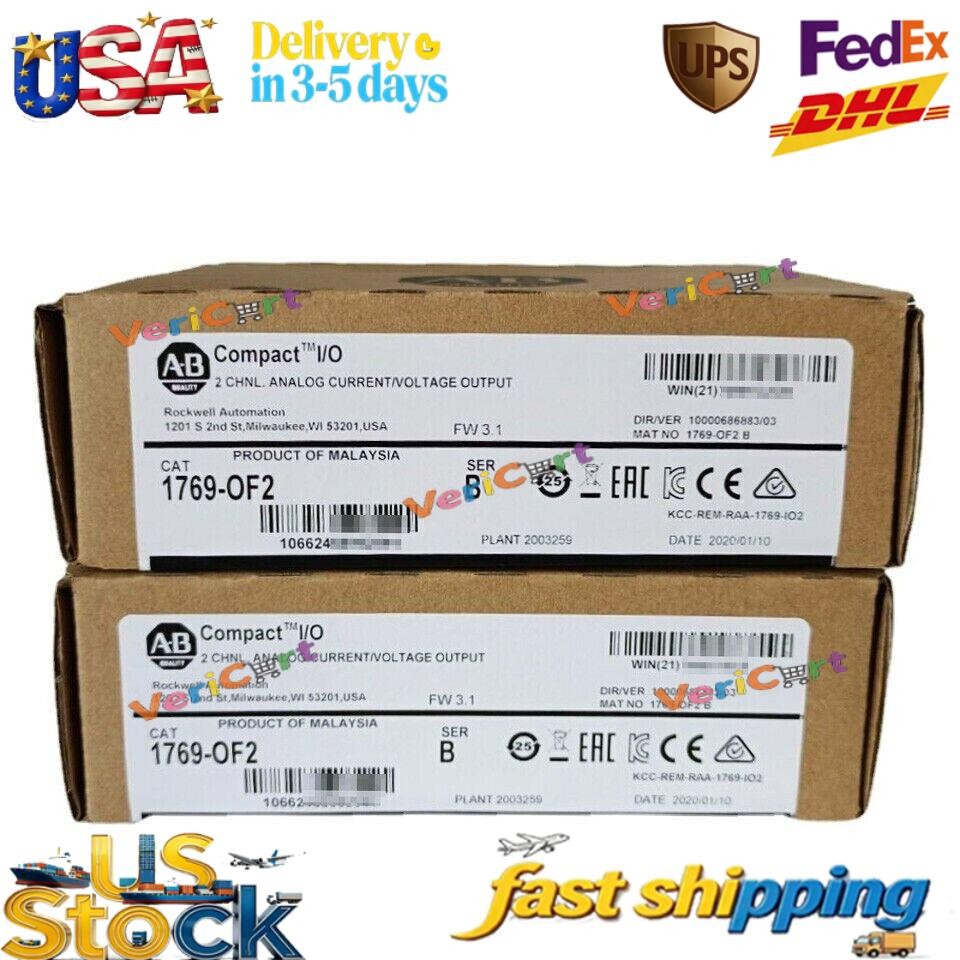 New Allen Bradley AB 1769-OF2 Compact I/O Output Module 1769OF2 US Free Tax