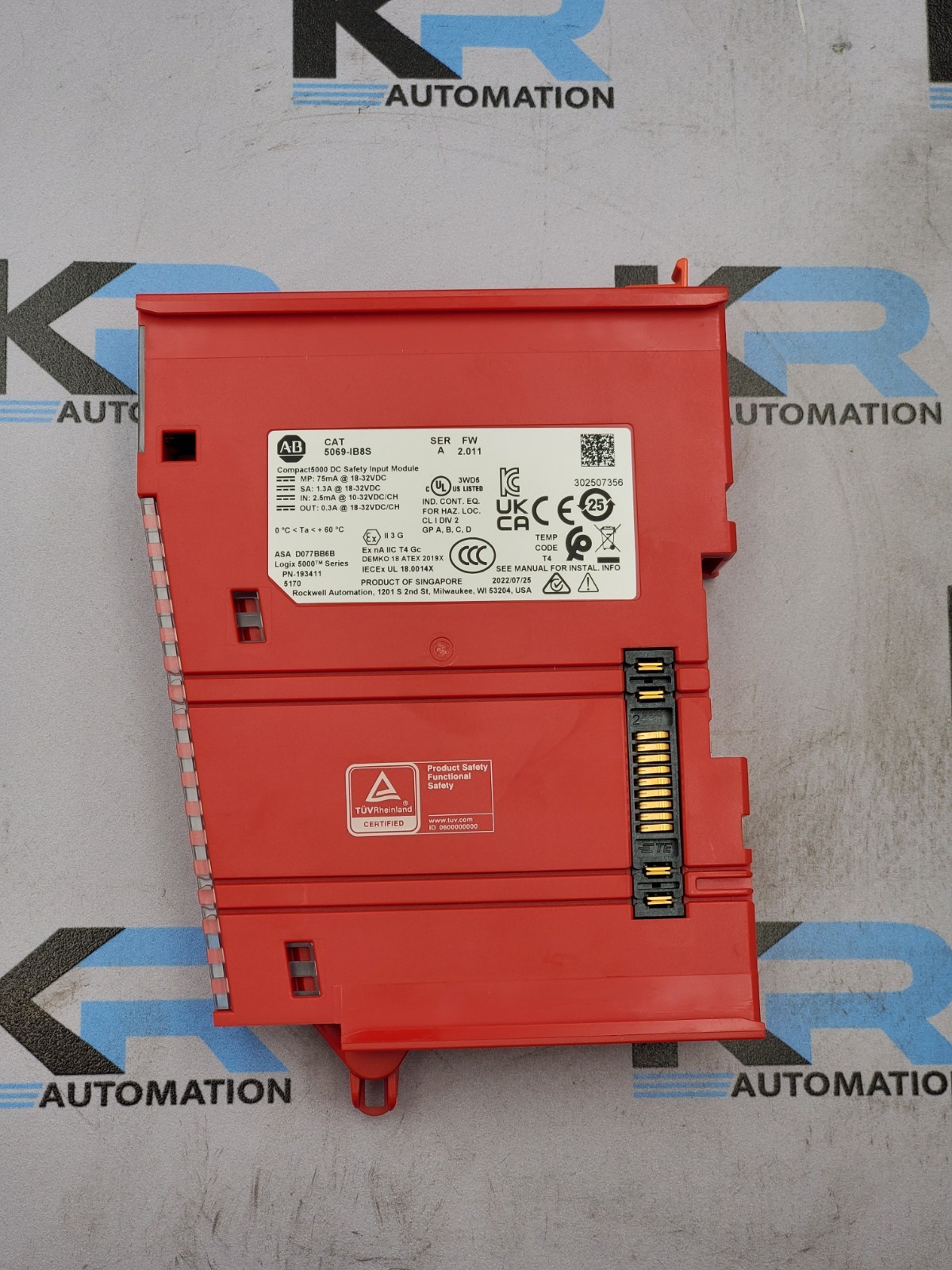 Allen-Bradley 5069-IB8S Compact5000 DC Safety Input Module
