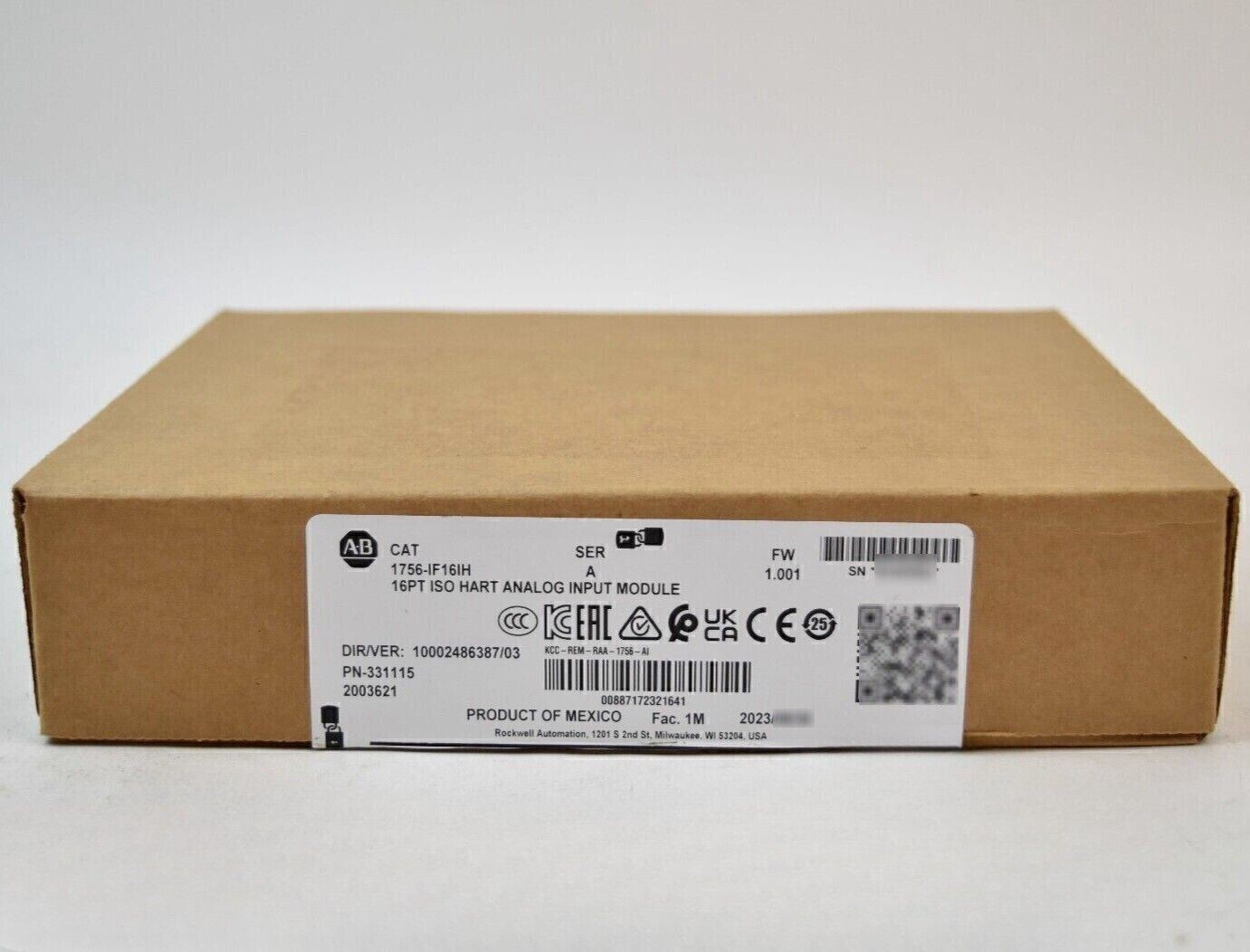 Unbrand 1756-IF16IH Series A 16PT ISO Hart Analog Module