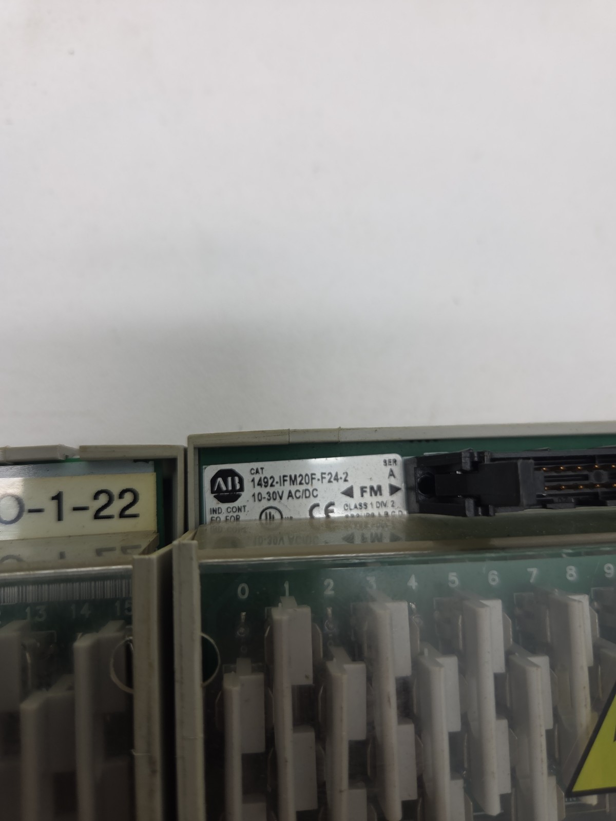 Allen Bradley 1492-IFM20F-F24-2 Ser A 20-Pt Fusible Digital IFM 10-30V AC/DC 2X