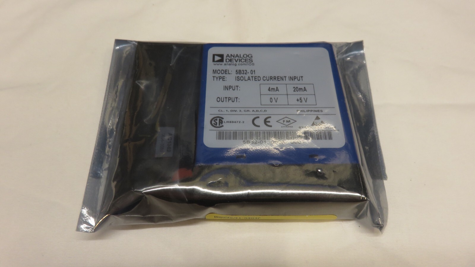ANALOG DEVICES 5B32-01 ISOLATED CURRENT INPUT MODULE Sealed Package New