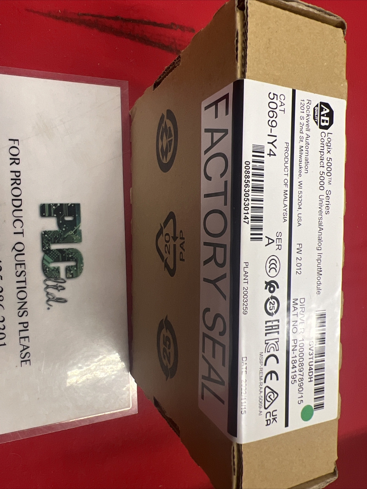 5069IY4 5069-IY4 Analog Input Module 4 Channel Brand New Factory Sealed