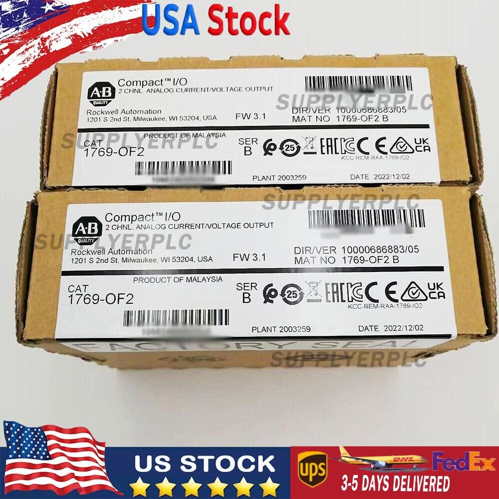 1 PCS New Factory Sealed AB 1769-OF2 SER B Compact I/O Output Module 1769OF2 US