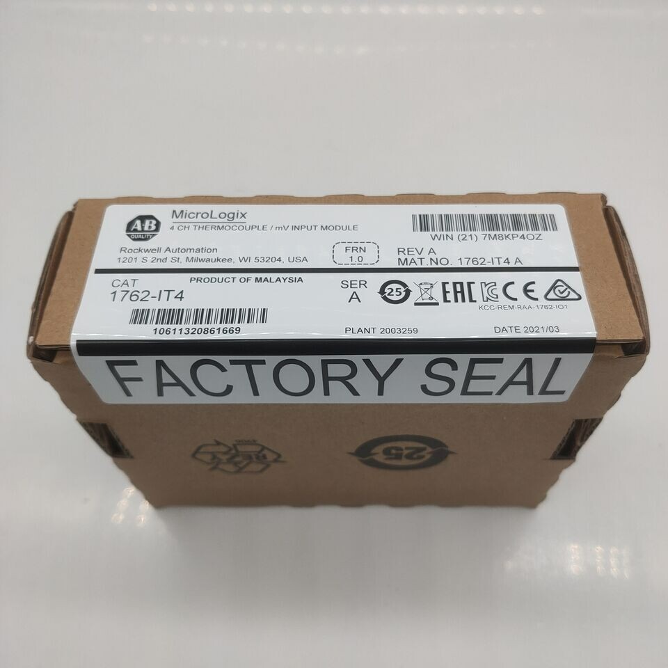 New AB 1762-IT4 AB 1762-IT4 SER A MicroLogix Themocouple/mV Module US