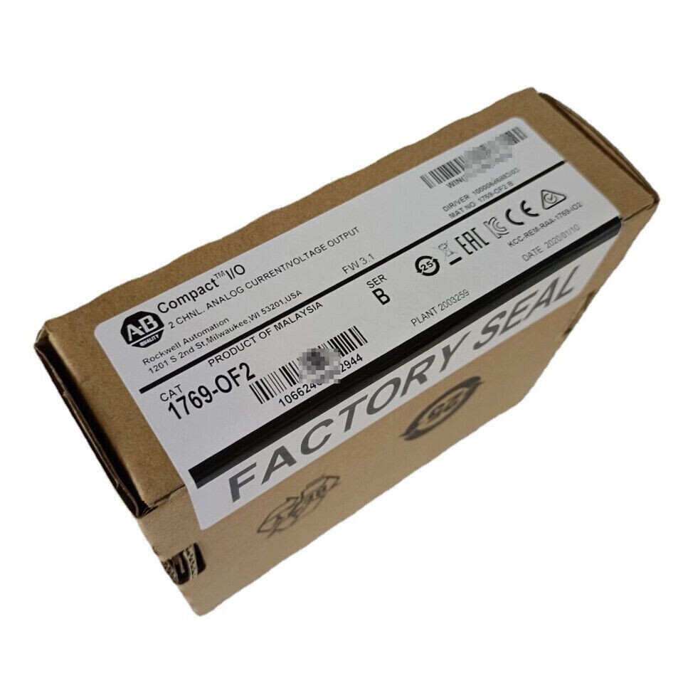 New Factory Sealed AB 1769-OF2 SER B Compact I/O Output Module 1769OF2 US Stock