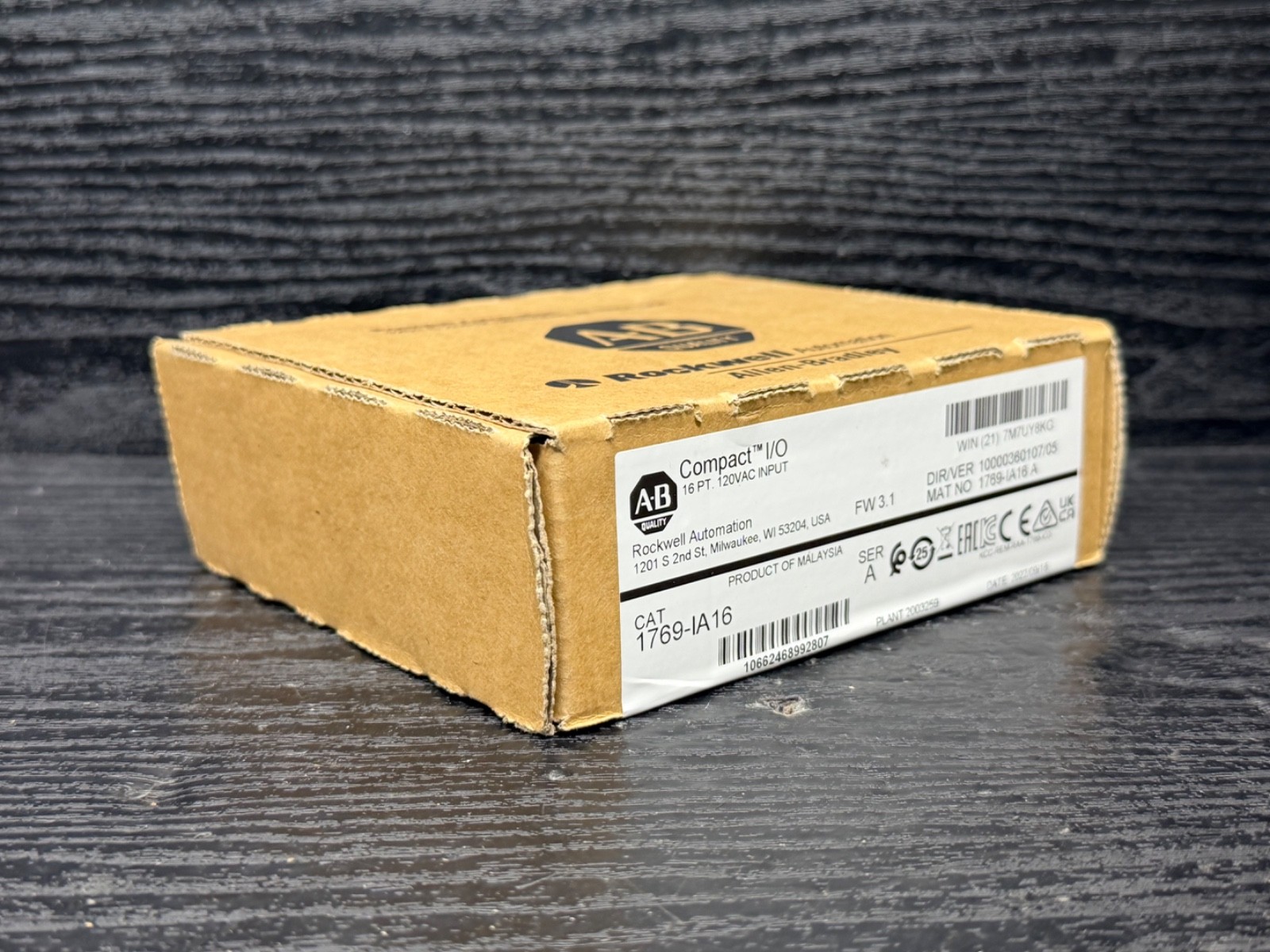 2022 Surplus Sealed Allen Bradley 1769-IA16 1A16 Compact I/O Input Module 16Pt