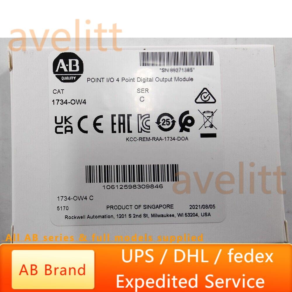 NEW- 1734-OW4 AB Point I/O 4 Point Digital Output Module US Allen-Bradley USA