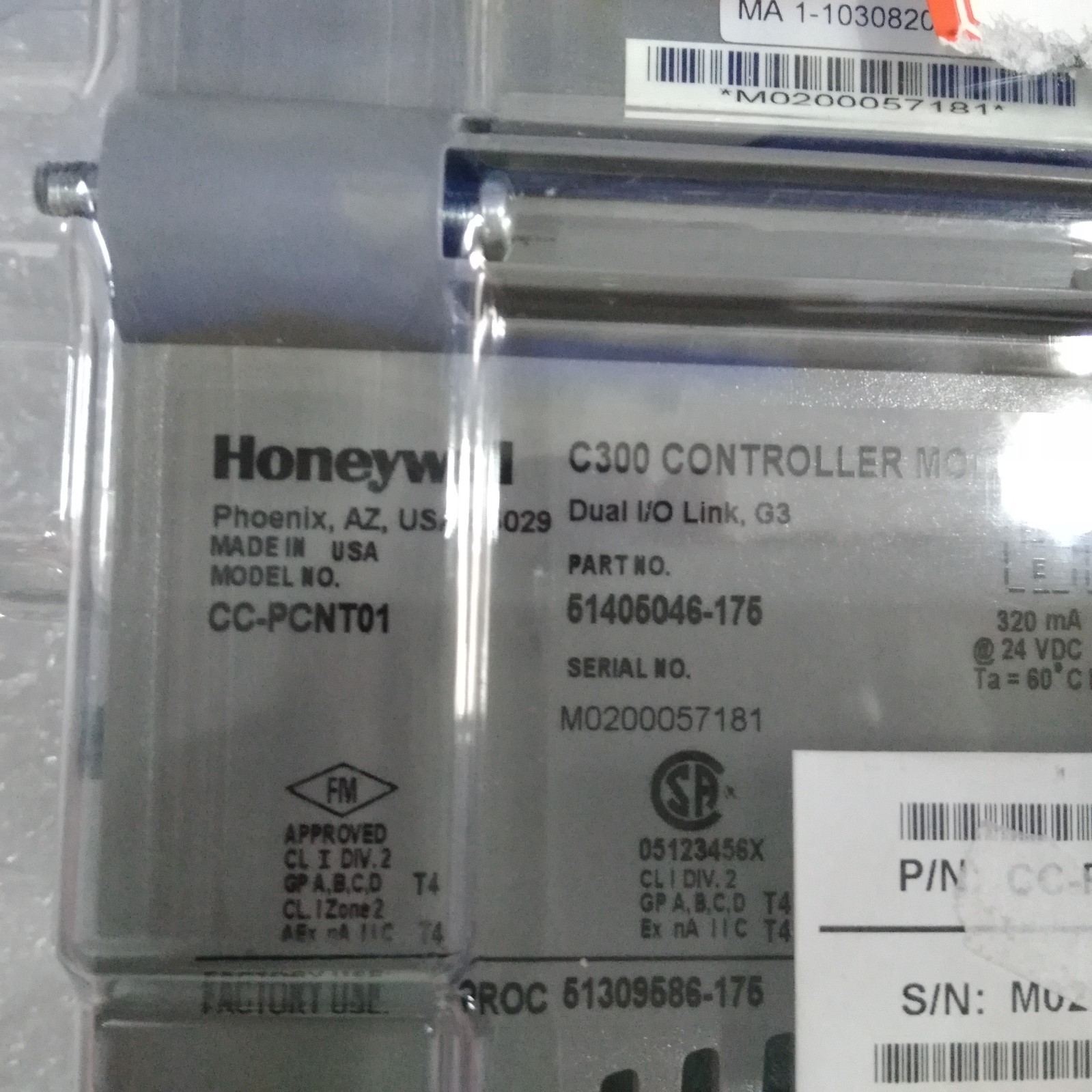 Honeywell CC-PCNT01 51405046-175 Controller Module