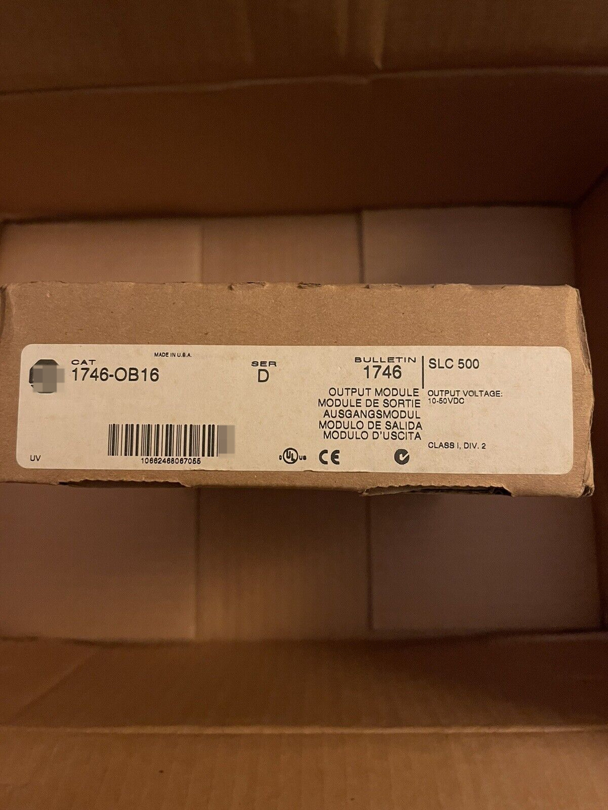 1746-OB16 SER D AB SLC 500 ORIGINAL PACKAGING FACTORY SEALED Spot Goods#HT