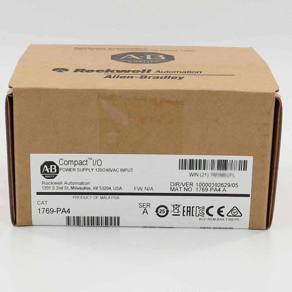 New AB 1769-PA4 SER A CompactLogix Power Supply Module 1769PA4 US Free Tax