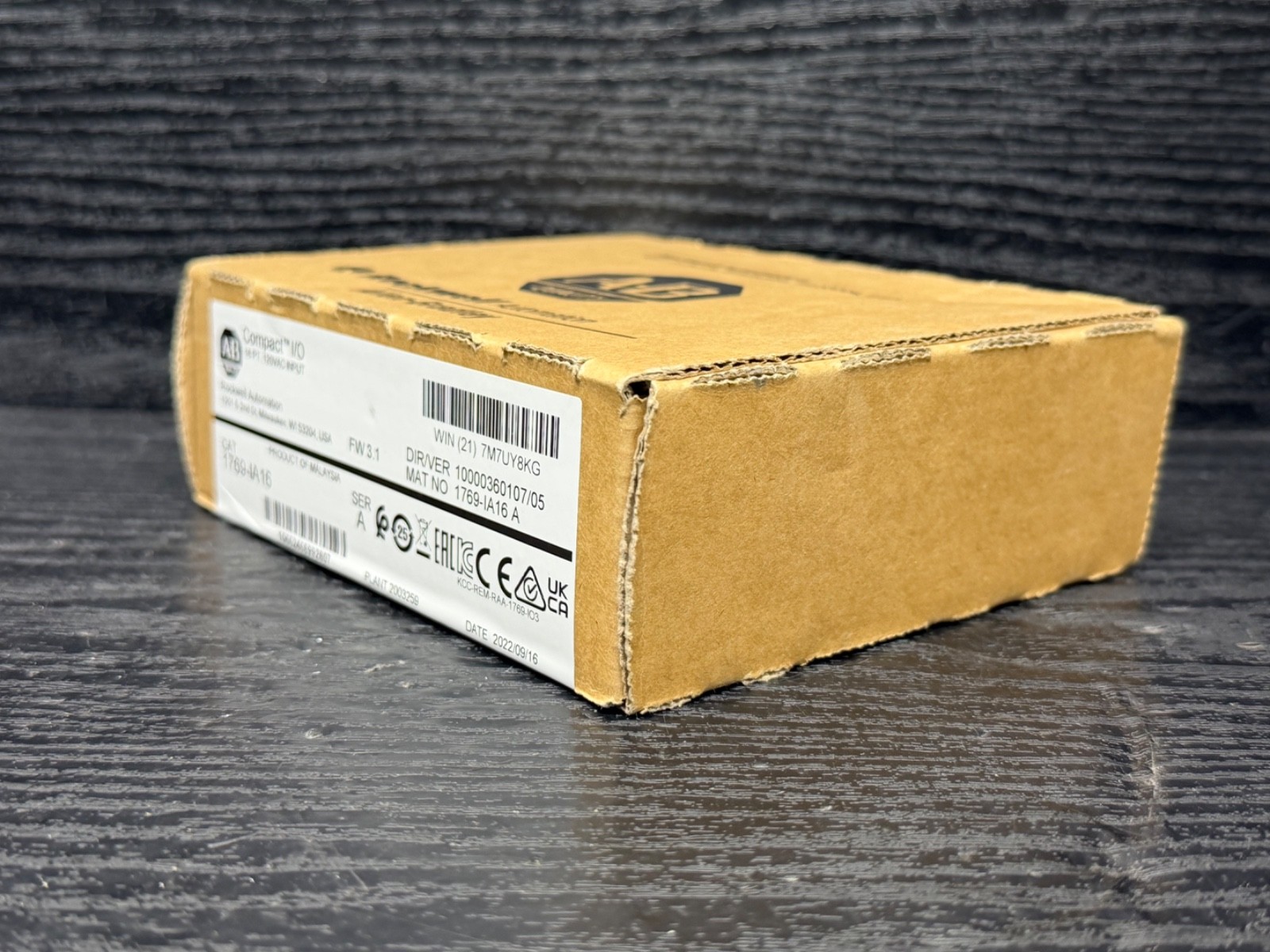 2022 Surplus Sealed Allen Bradley 1769-IA16 1A16 Compact I/O Input Module 16Pt