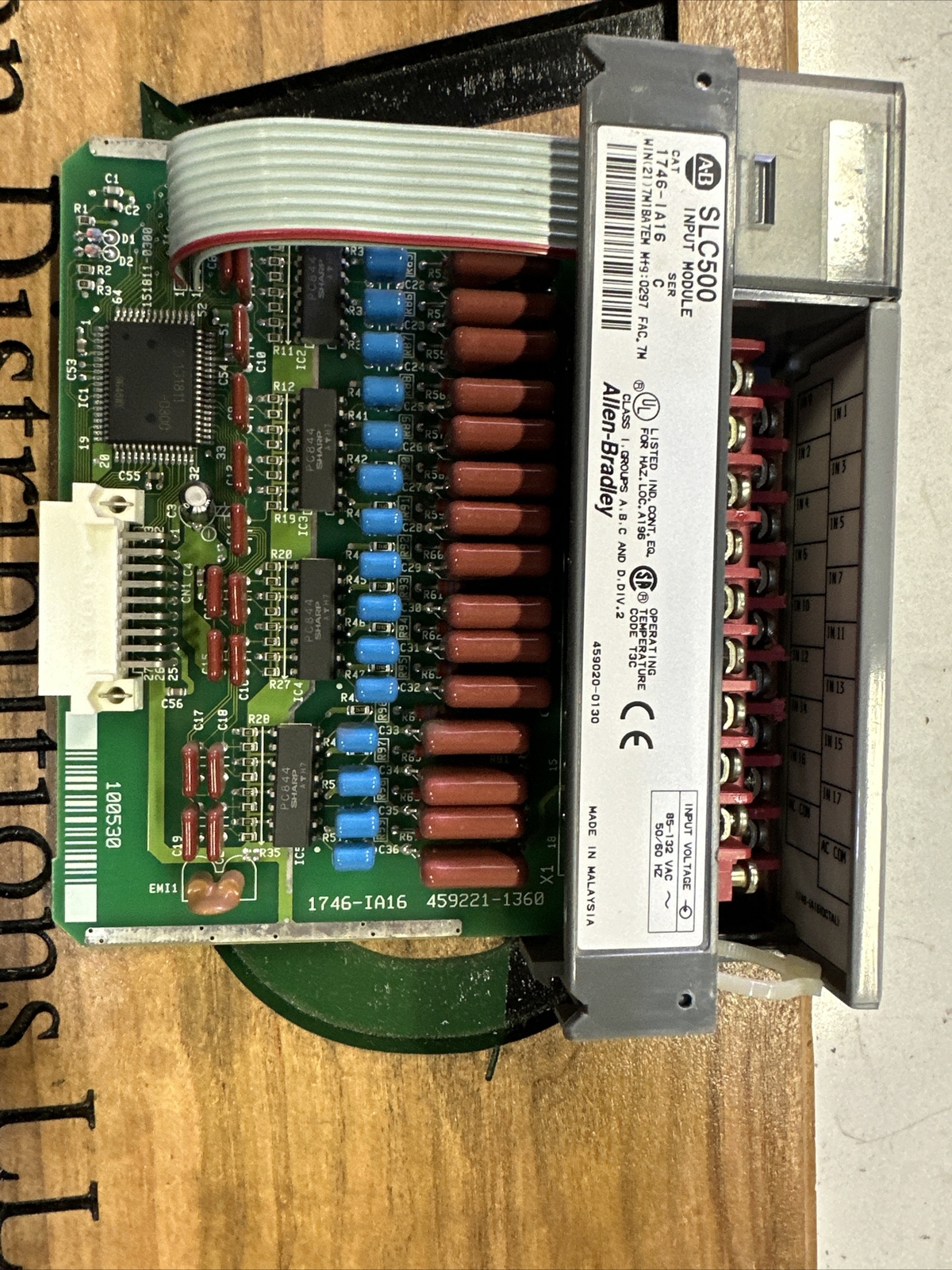 1746-IA16 /C Octal Label Allen Bradley SLC 500 1746IA16 1746-1A16 W167