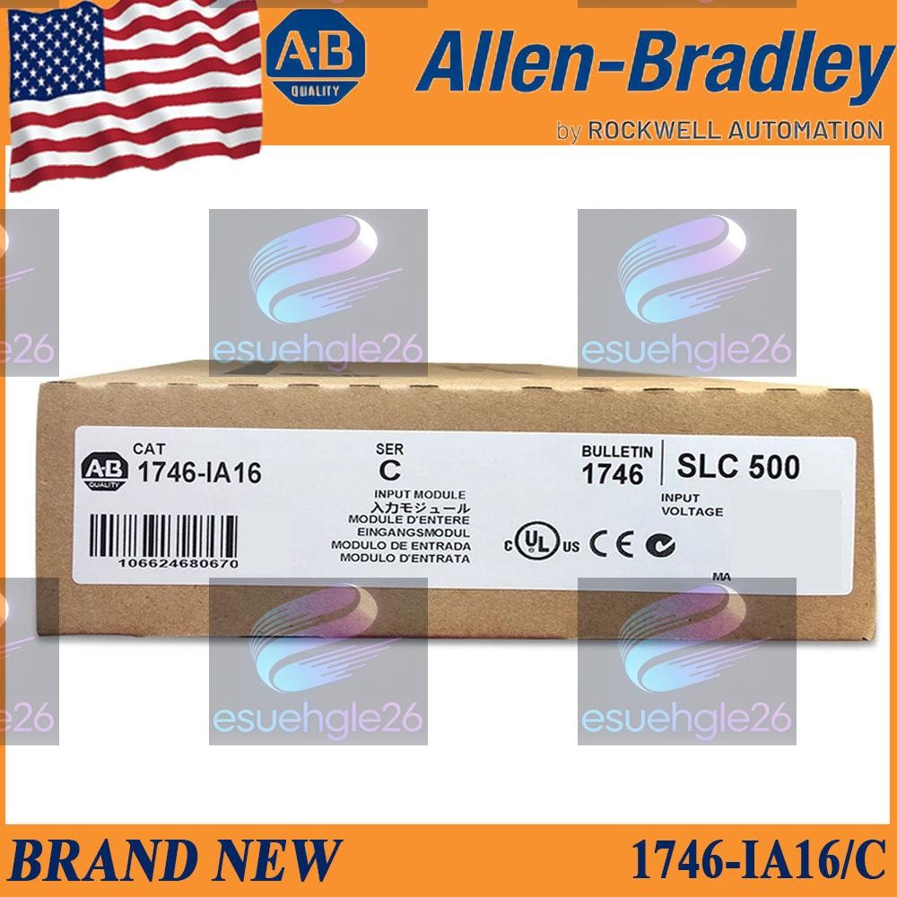 New Factory Sealed AB 1746-IA16 Ser C SLC 500 Input Module 1746 IA16