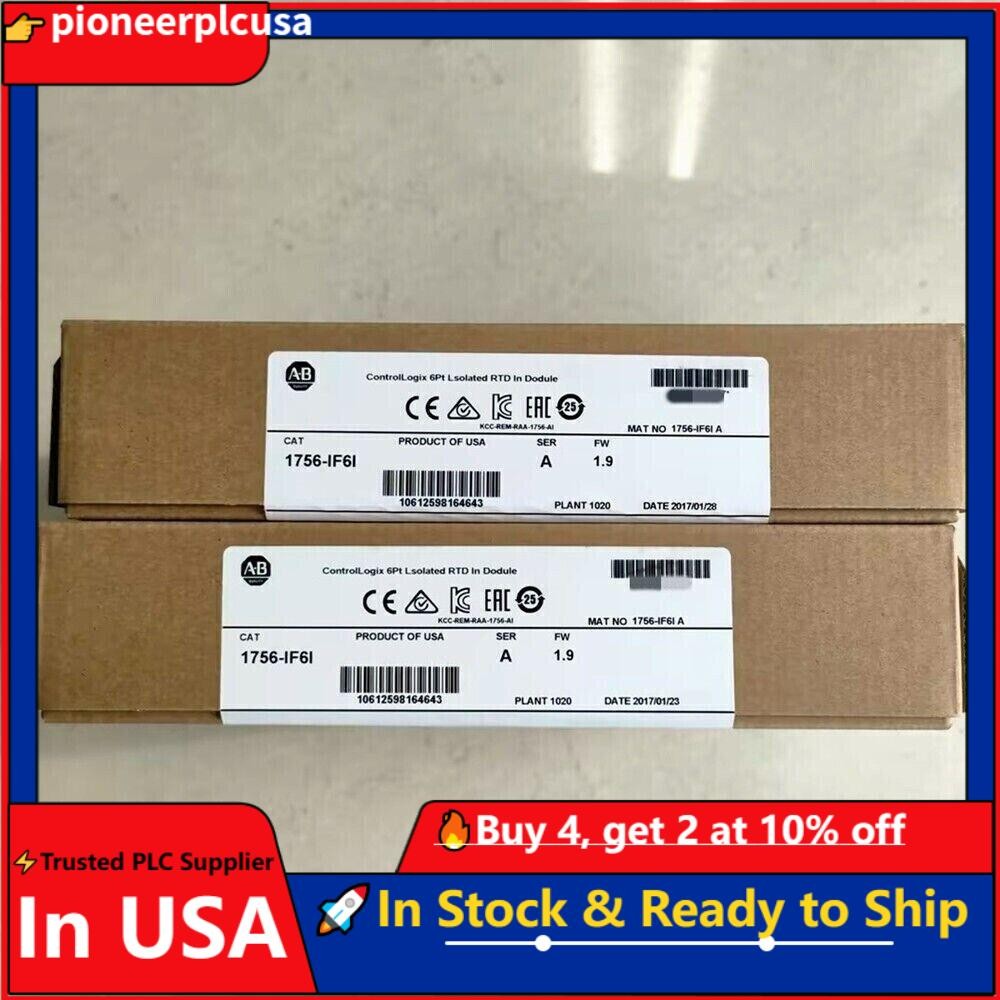 nEW IN BOX Allen-Bradley 1756-IF6I ControlLogix 6 Point Isolated A/IModule