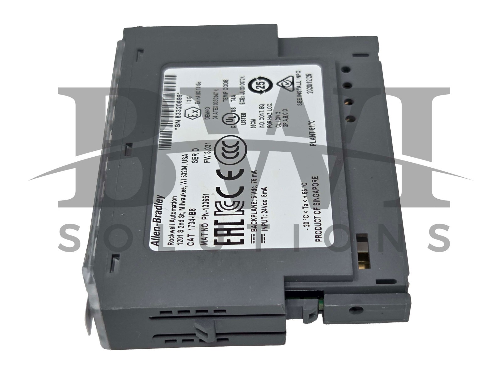NEW Allen Bradley 1734-IB8 /D Point I/O Digital 8Point Sink Input Module 1734IB8