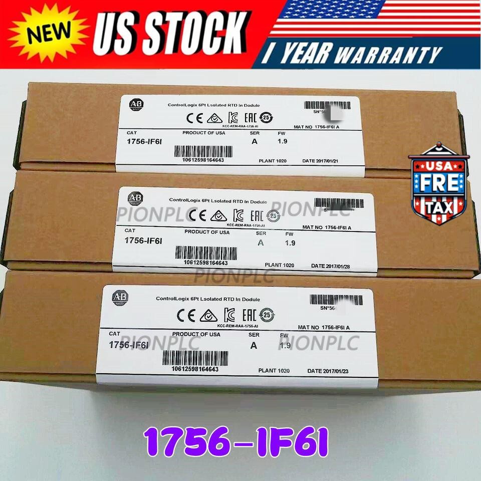 New Factory Allen-Bradley 1756-IF6I Controllogix Analog Isolated Input Module US