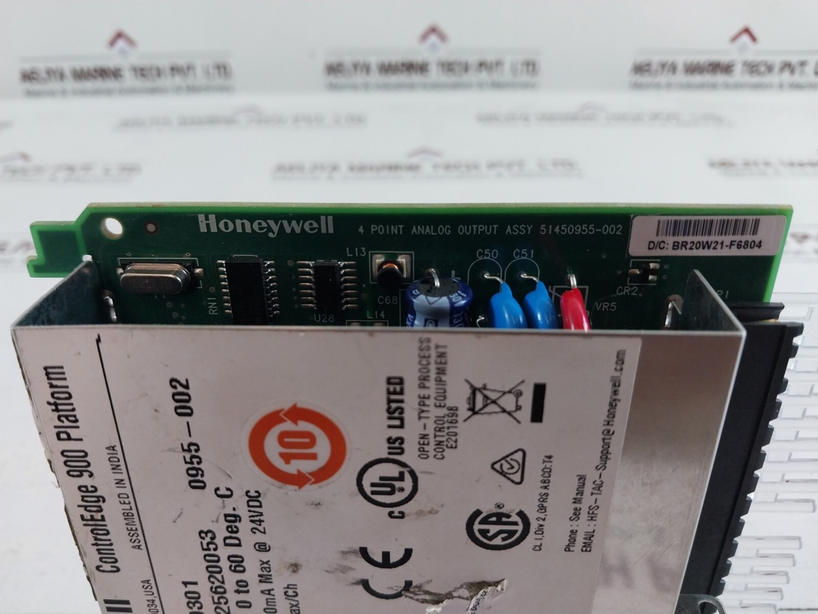 Honeywell 900b01-0301 analog output module 51450955-002
