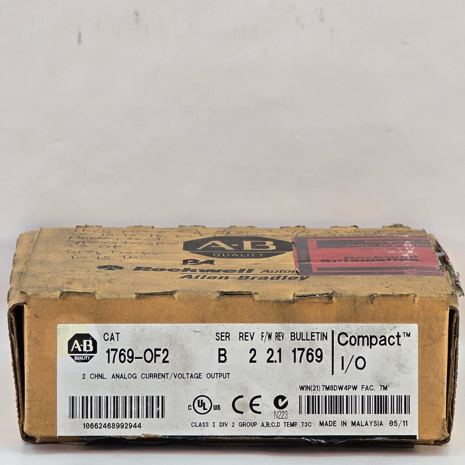 Allen-Bradley 1769-OF2 Channel Analog Output Module Compact I/O 2 Series B