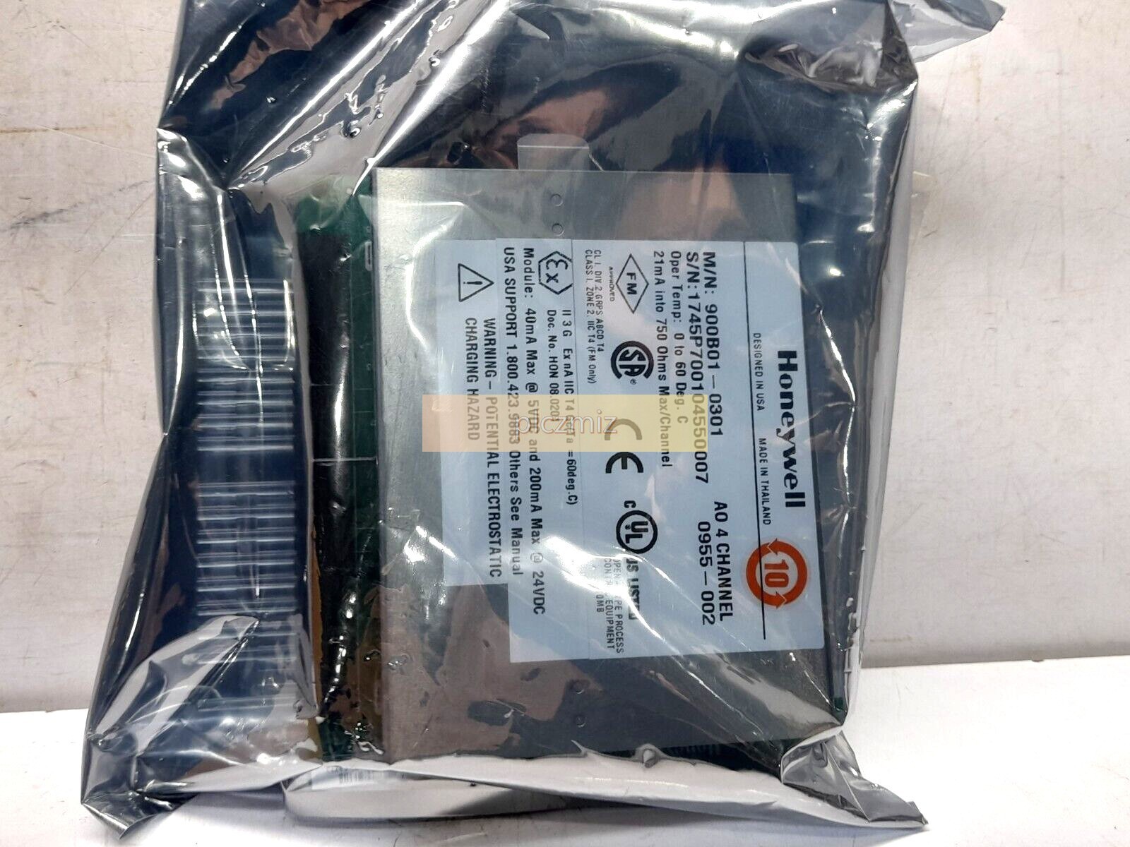 Honeywell 900B01-0301 AO 4 Channel Analog Output Card
