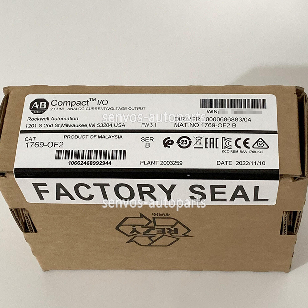 Allen-Bradley 1769-OF2 Series B Compact I/O Analog Output Module AB 1769OF2 NEW