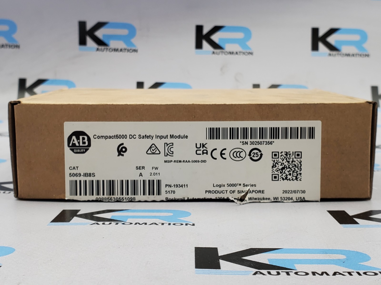 Allen-Bradley 5069-IB8S Compact5000 DC Safety Input Module