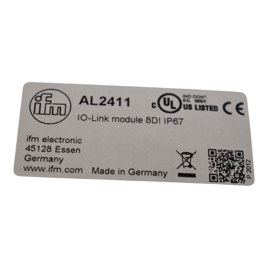 NEW IFM Effector IO-Link CompactLine module AL2411 IO-Link module 8 DI M8 IP 67