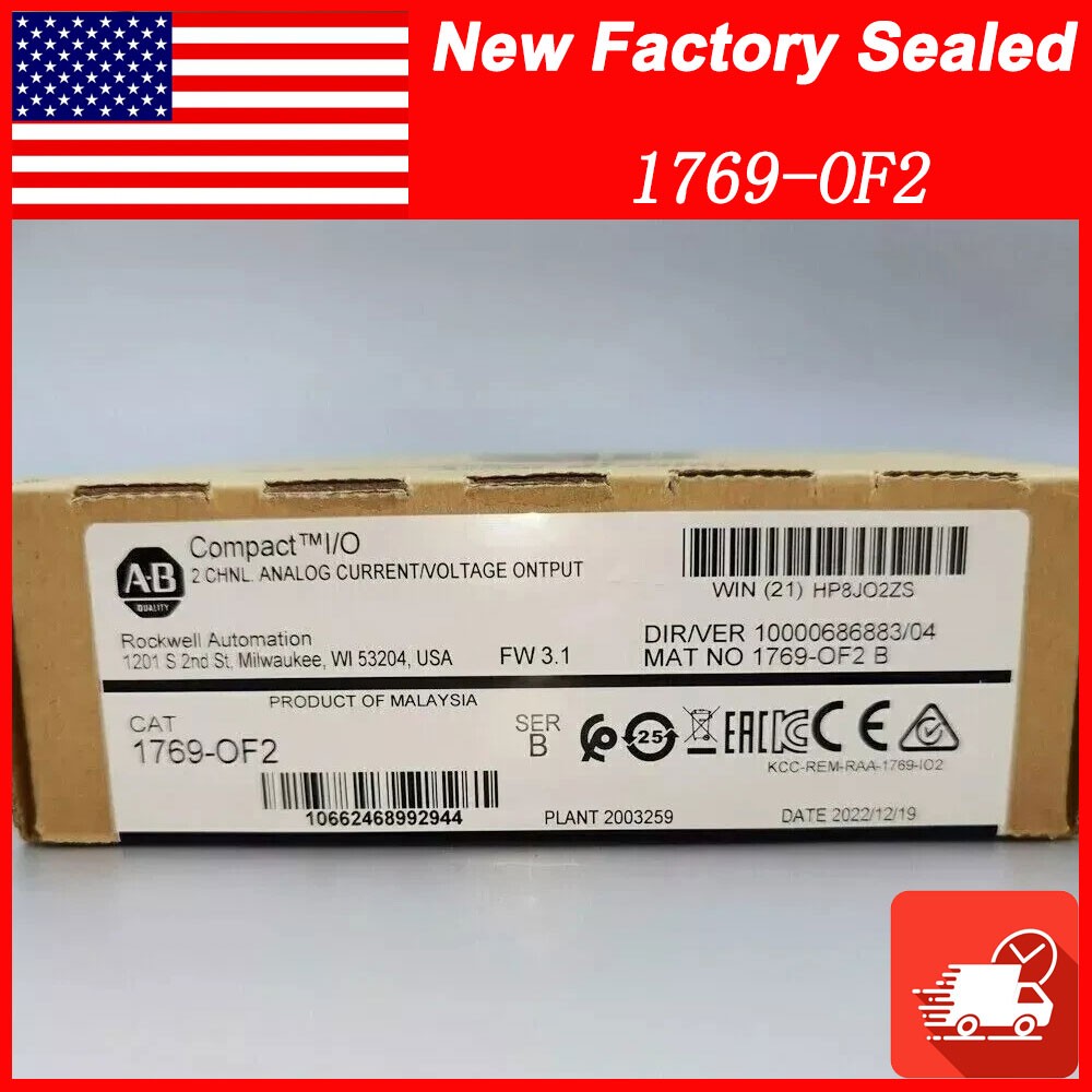AB 1769-OF2 SER B Compact I/O Output Module Factory Sealed
