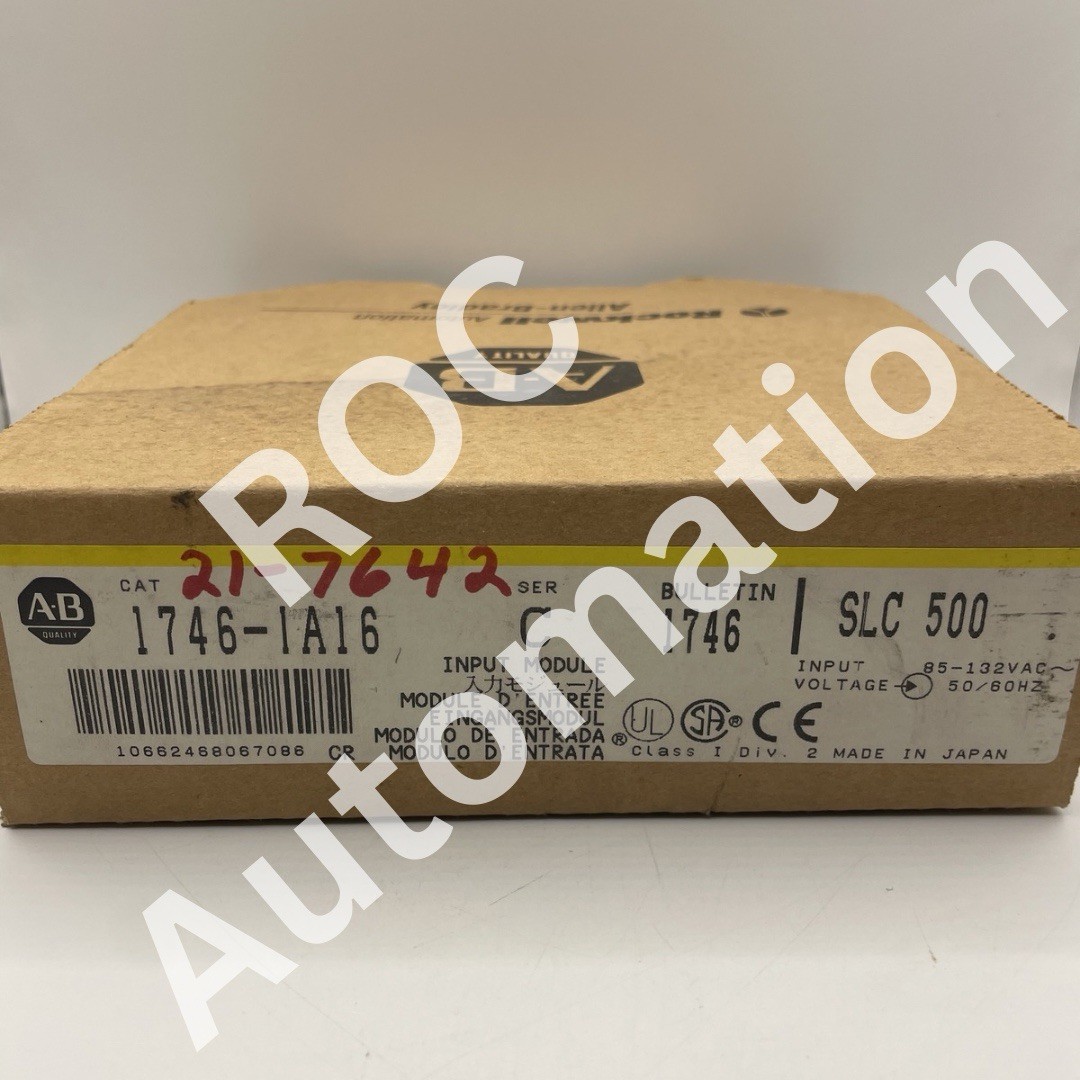 New Allen-Bradley 1746-IA16 Ser C SLC 500 PLC Digital Input Module