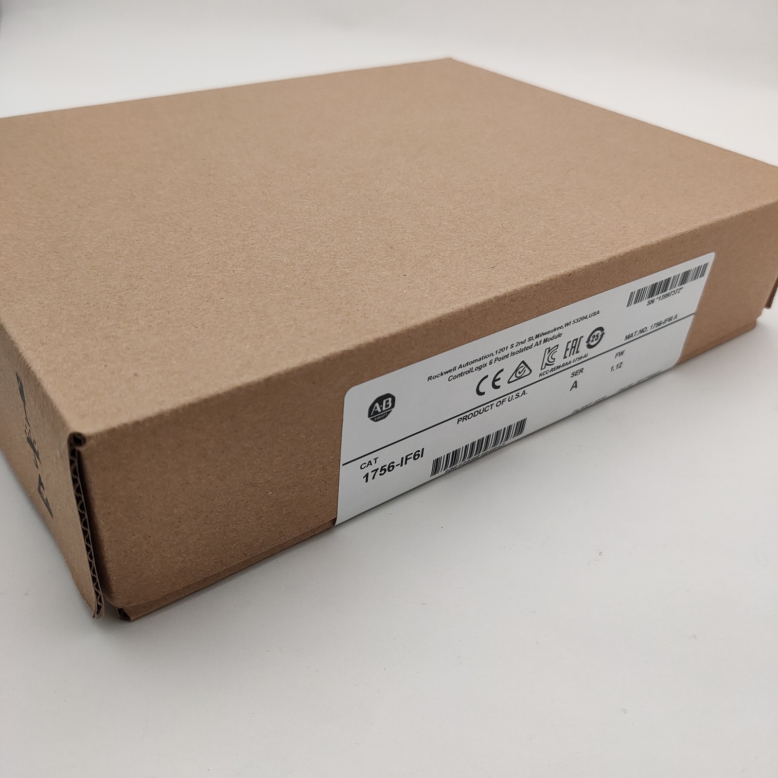 New Sealed AB 1756-IF6I/A ControlLogix 6 Point Isolated A/I Module 1756IF6I serA