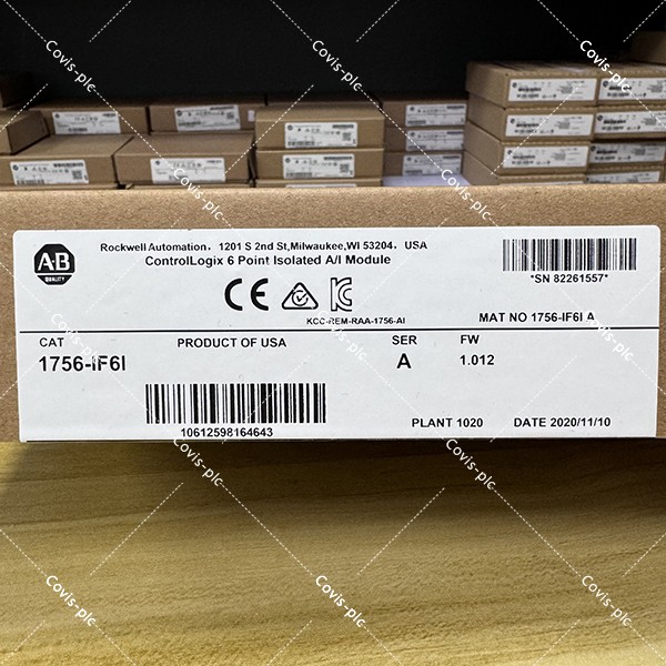 New in box AB 1756-IF6I SER A ControlLogix 6 Point Isolated A/I Module