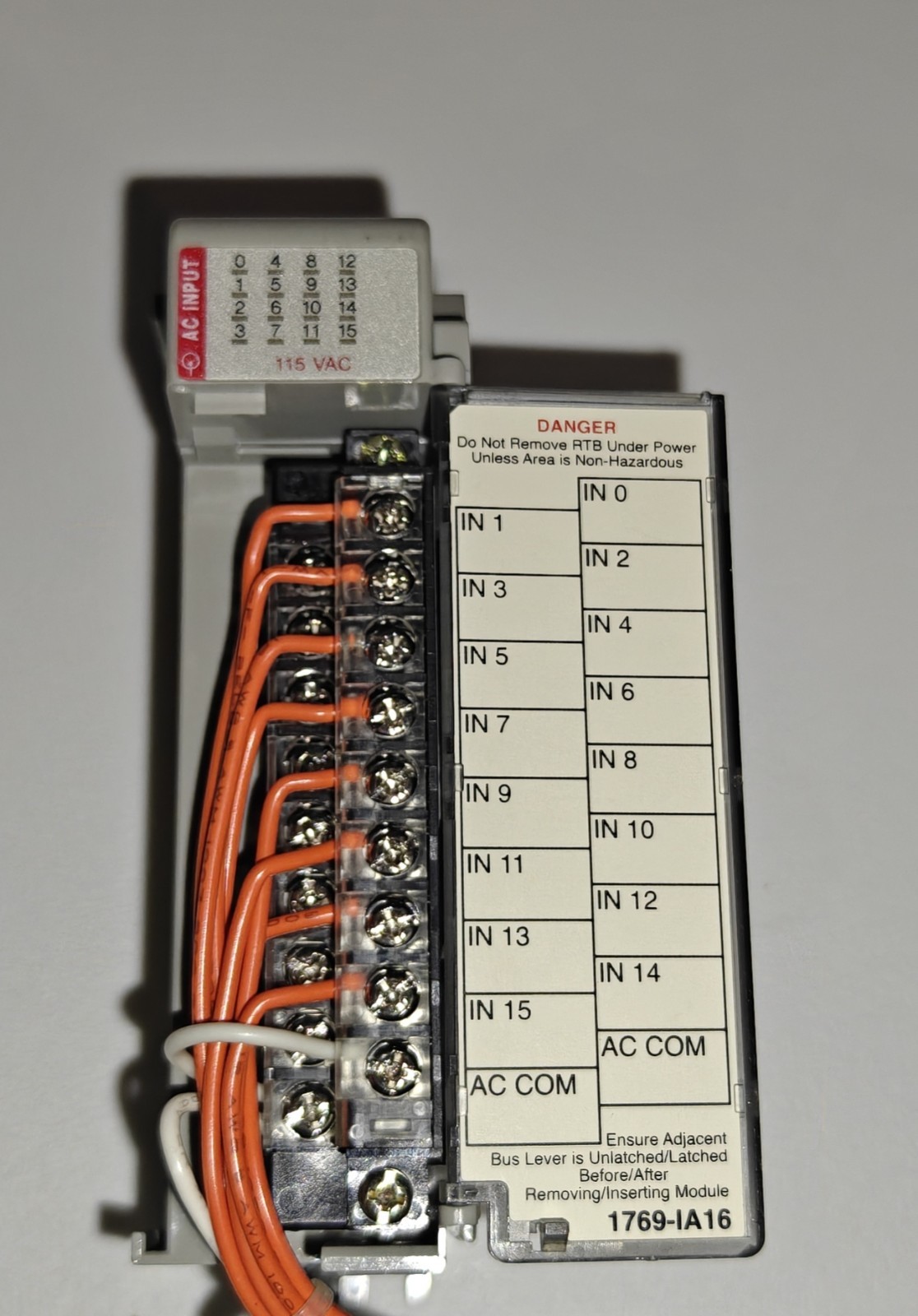 Allen Bradley 1769-IA16 Compact Logix I/O Input Module 16Pt 115VAC Ser A