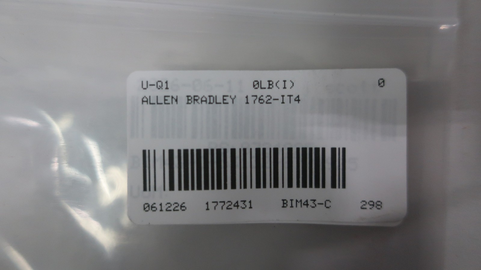 Allen Bradley 1762-IT4 Micrologix 1200 4 Ch Thermocouple Input Module Ser A