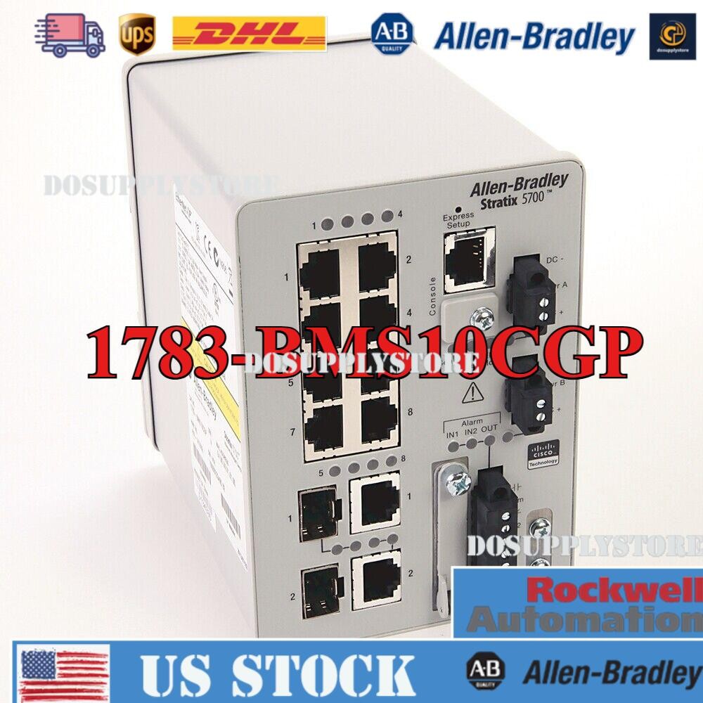 Factory Sealed 1783-BMS10CGP / A Port Managed Ethernet Switch 1783-BMS10CGP new!