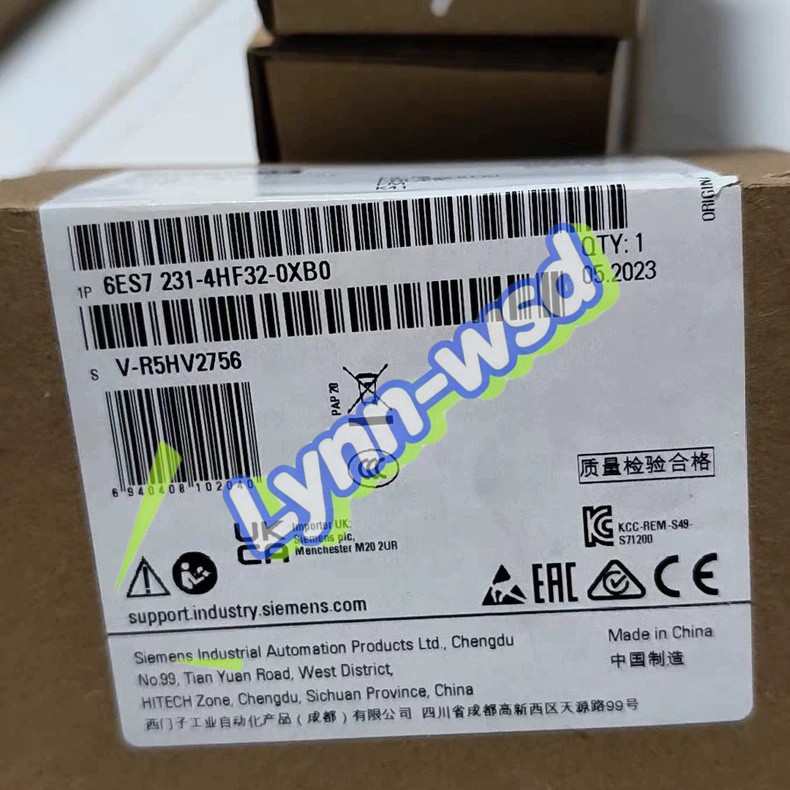 New Siemens 6ES7 231-4HF32-0XB0 Analog Input Module 6ES7231-4HF32-0XB0 Fast Ship