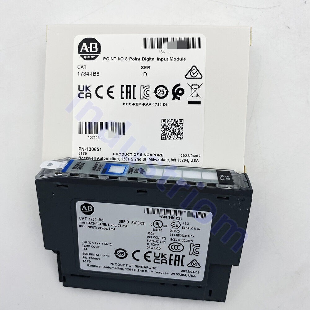Allen-Bradley 1734-IB8 AB 8Point Digital Input Module 1734IB8 NEW factory Sealed