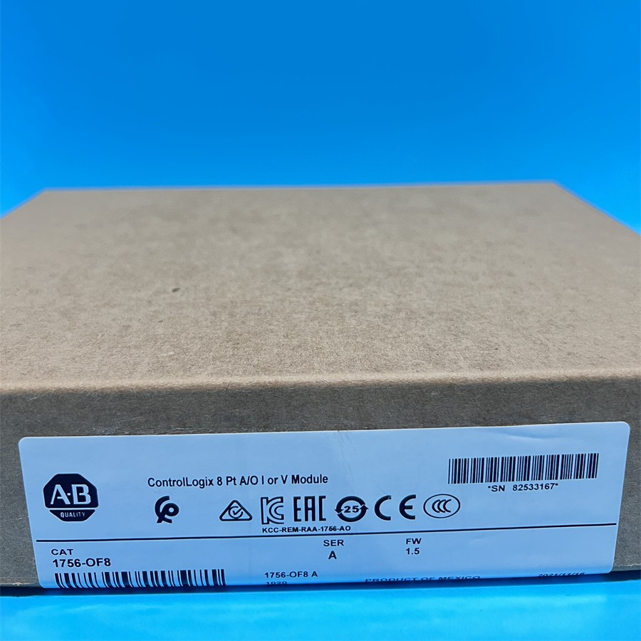 Fast Delivery Sealed in Box Control Logix 8 Point A/O I or V Module 1756-OF8
