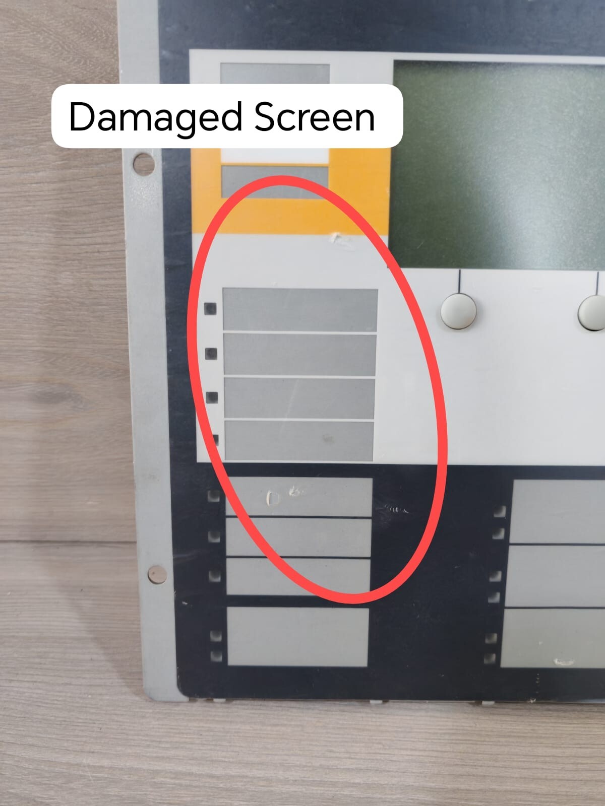 SIEMENS FCM2018-U3 P/N S54400-C40-A2 FIRE ALARM OPERATOR INTERFACE PANEL