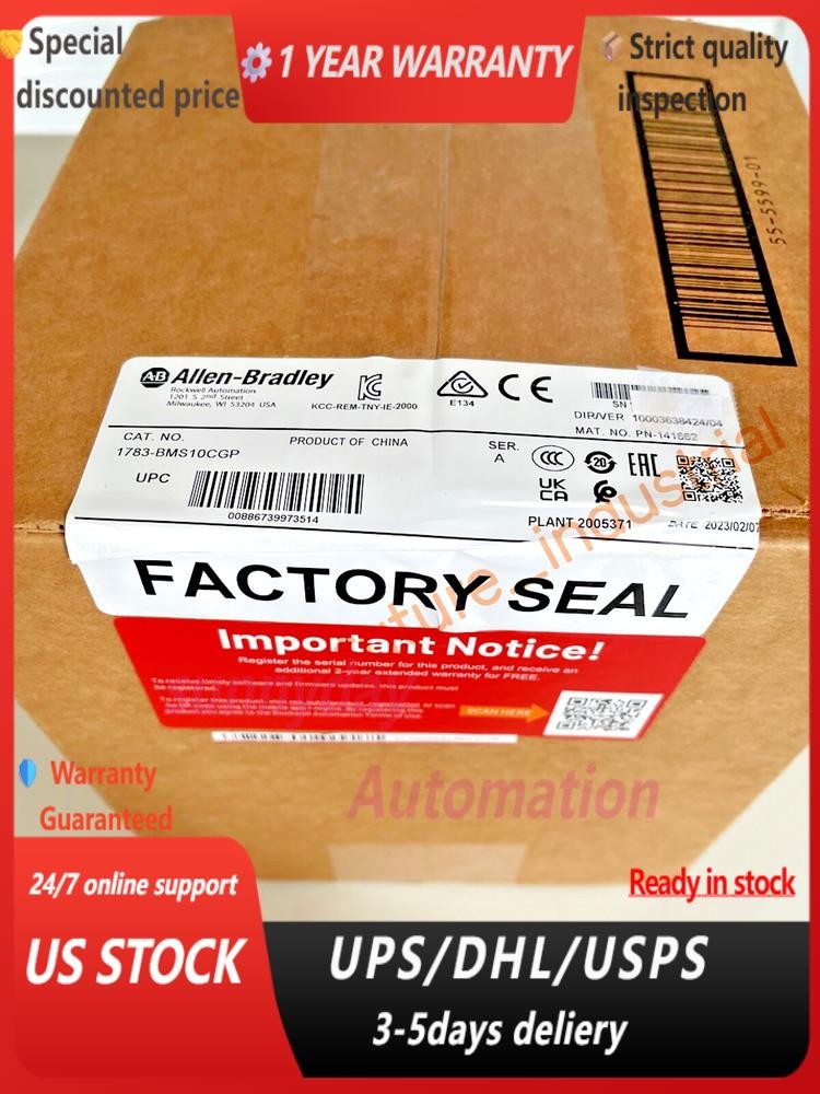 New Factory Sealed 1783-BMS10CGP / A Port Managed Ethernet Switch 1783-BMS10CGP