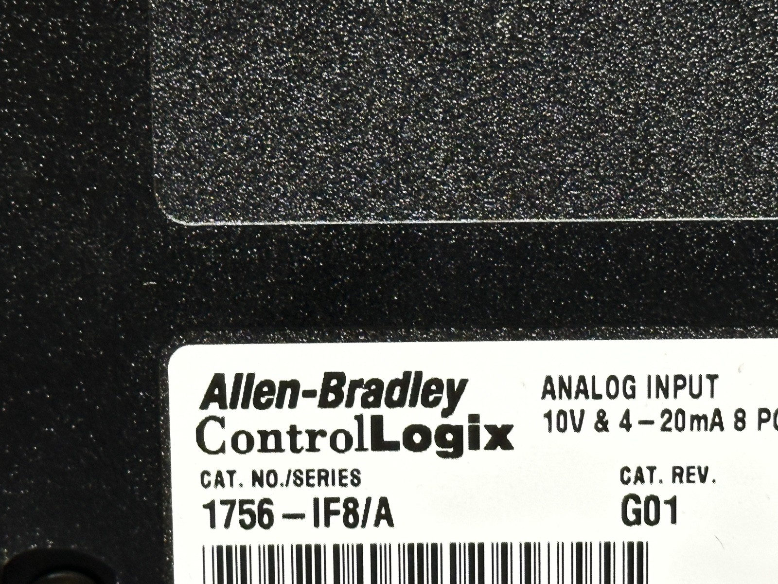 Allen Bradley 1756-IF8 1756-1F8 A 96240675 ControlLogix Analog Input Module 8 Pt