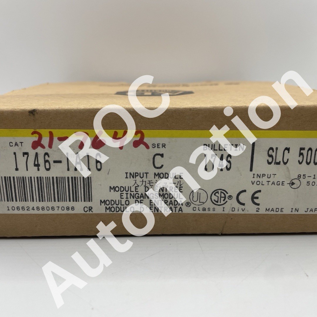 New Allen-Bradley 1746-IA16 Ser C SLC 500 PLC Digital Input Module