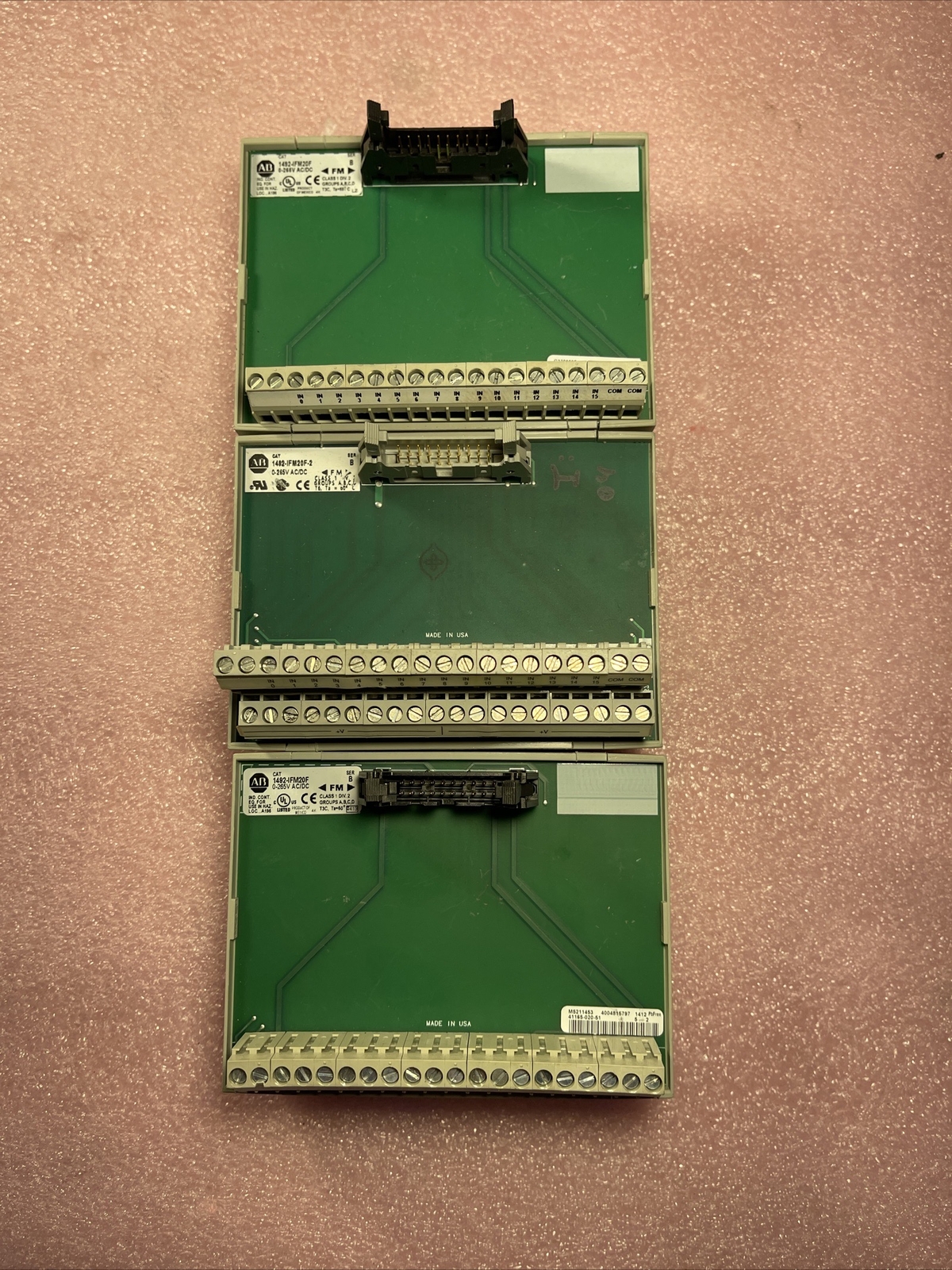 A-B 1492-IFM20F MODULE (LOT OF 3)
